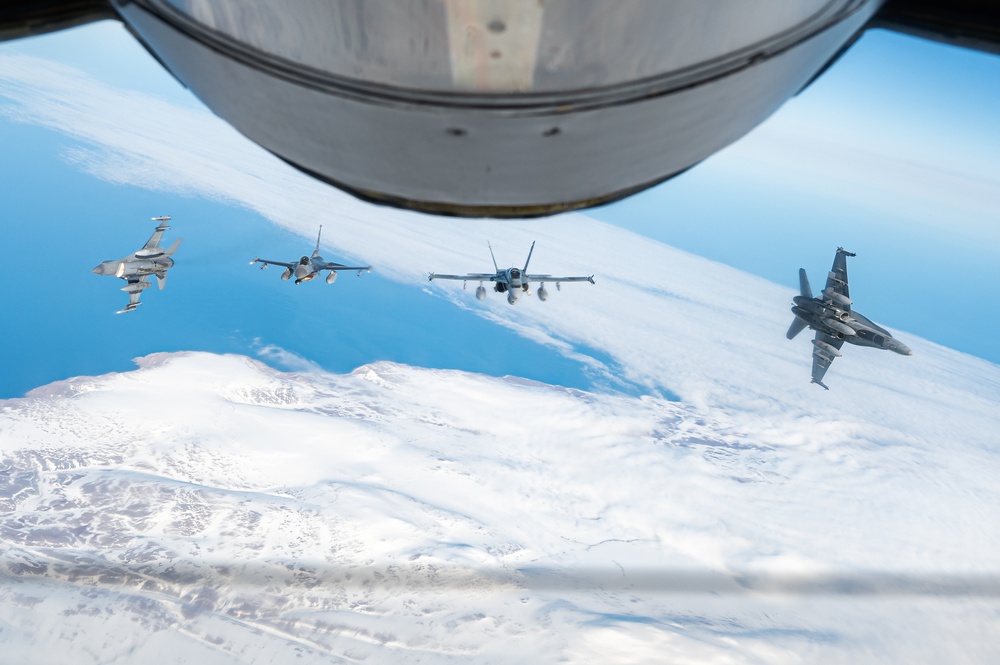 NORAD Aircraft Fly Over Alaska