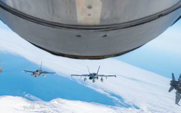 NORAD Aircraft Fly Over Alaska