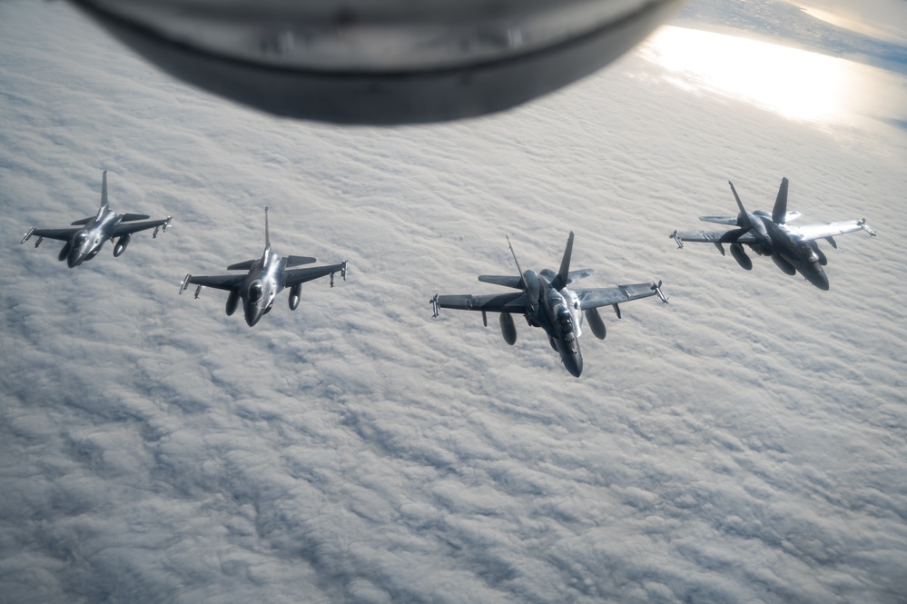 NORAD Aircraft Fly Over Alaska