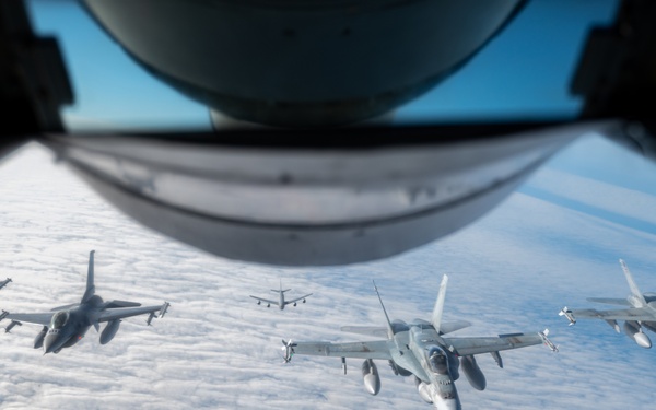 NORAD Aircraft Fly Over Alaska