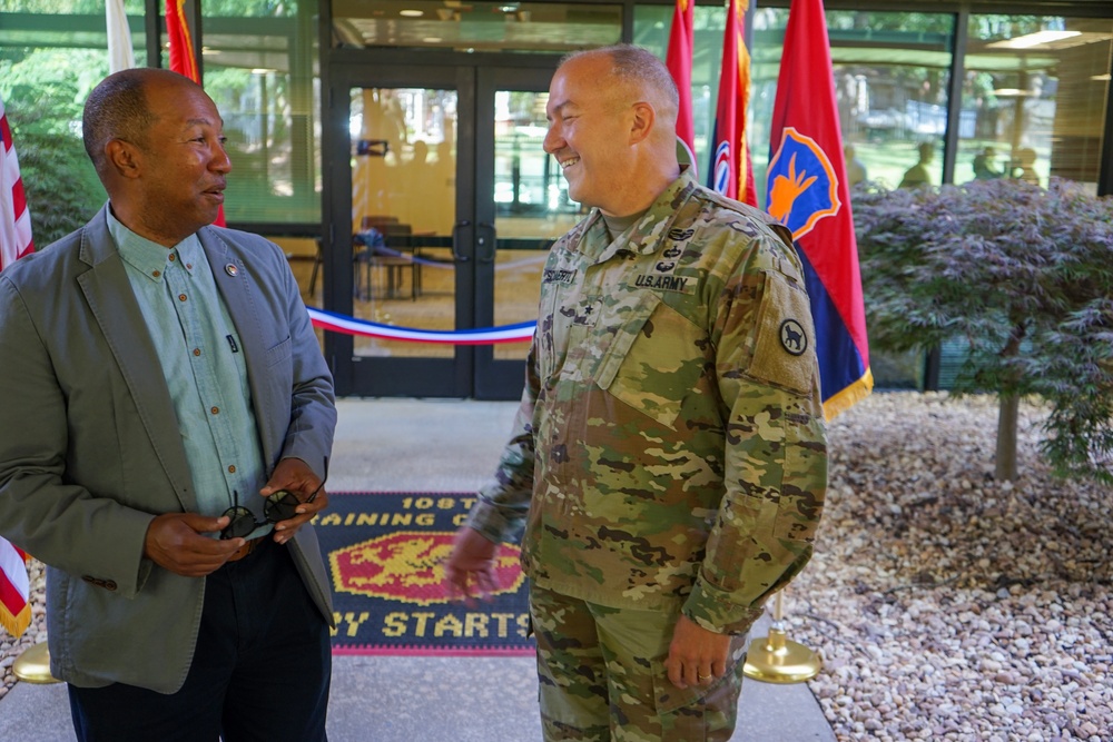 Charlotte Army Reserve Center rededication ceremony on June 8, 2024