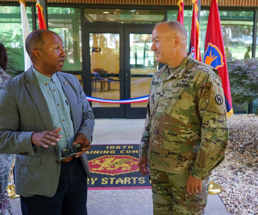 Charlotte Army Reserve Center rededication ceremony on June 8, 2024