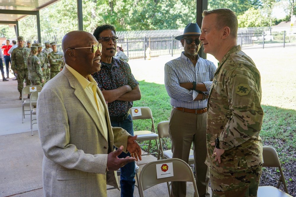 Charlotte Army Reserve Center rededication ceremony on June 8, 2024