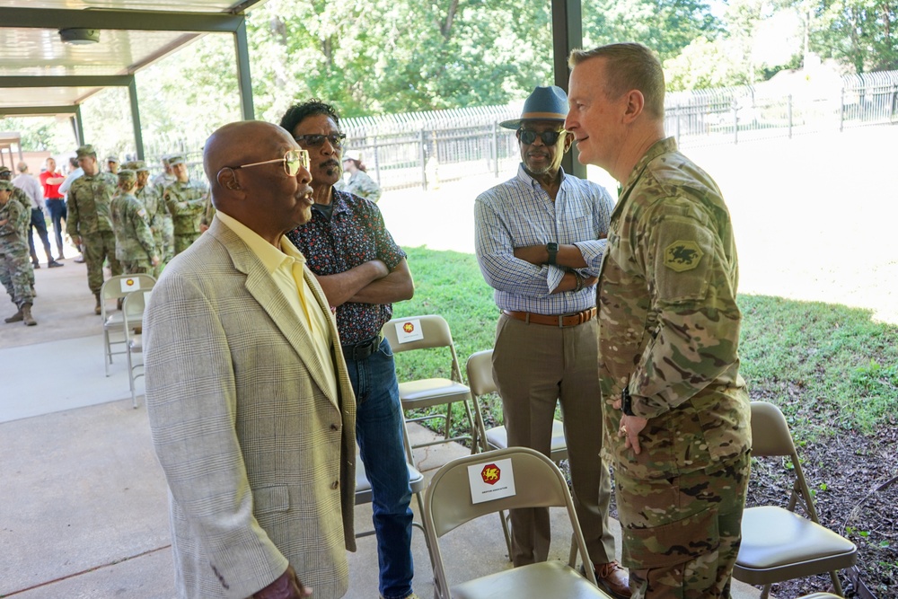 Charlotte Army Reserve Center rededication ceremony on June 8, 2024