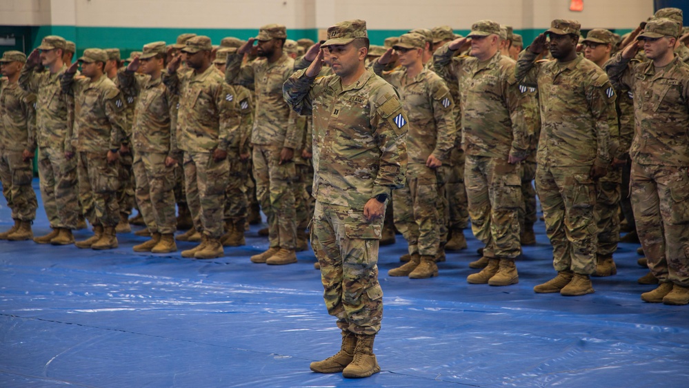 3rd Infantry Division Soldiers return from Europe