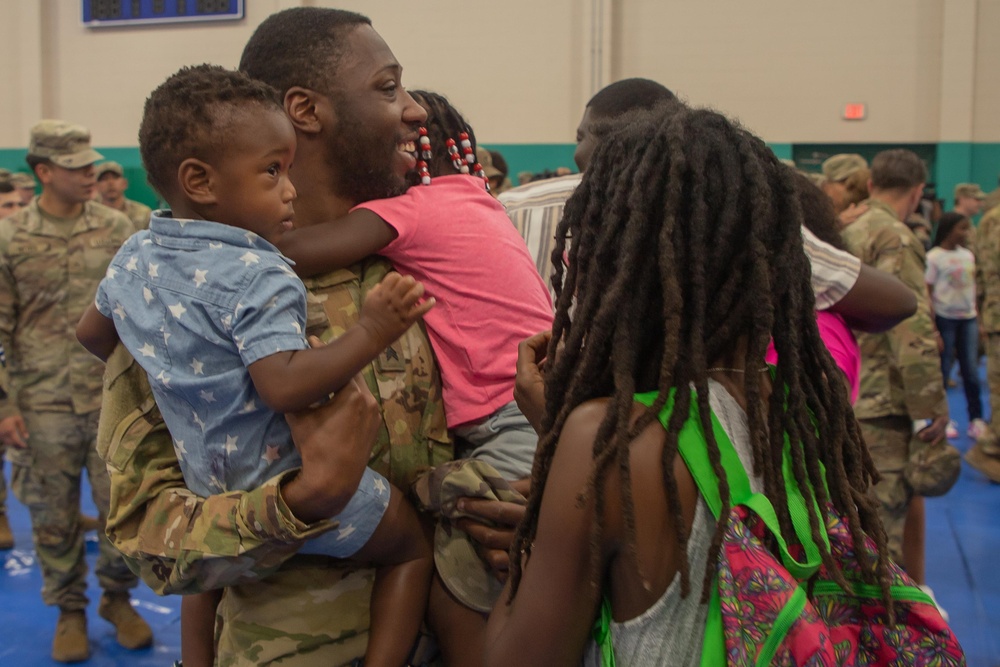 3rd Infantry Division Soldiers return from Europe