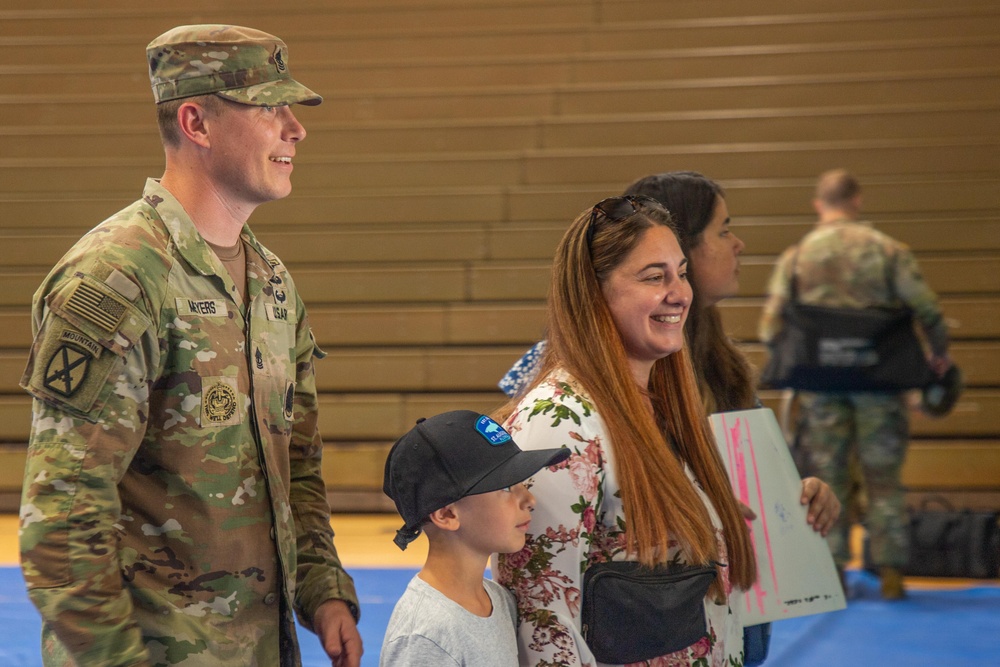 3rd Infantry Division Soldiers return from Europe