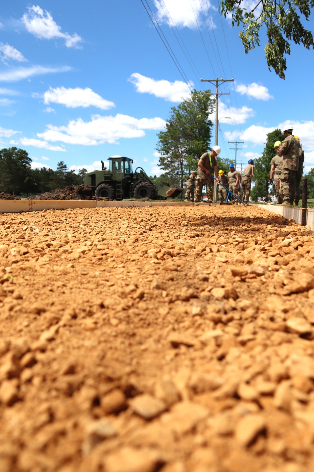 Wisconsin National Guard’s 824th Engineers complete sidewalk troop project during 2024 Fort McCoy training