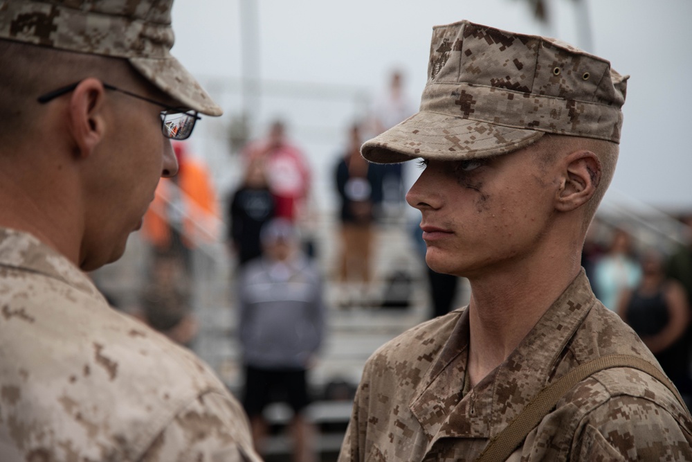 MCRD San Diego Bravo Company EGA Ceremony