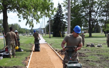 Photo Story: 824th Engineers complete sidewalk troop project during 2024 training at Fort McCoy