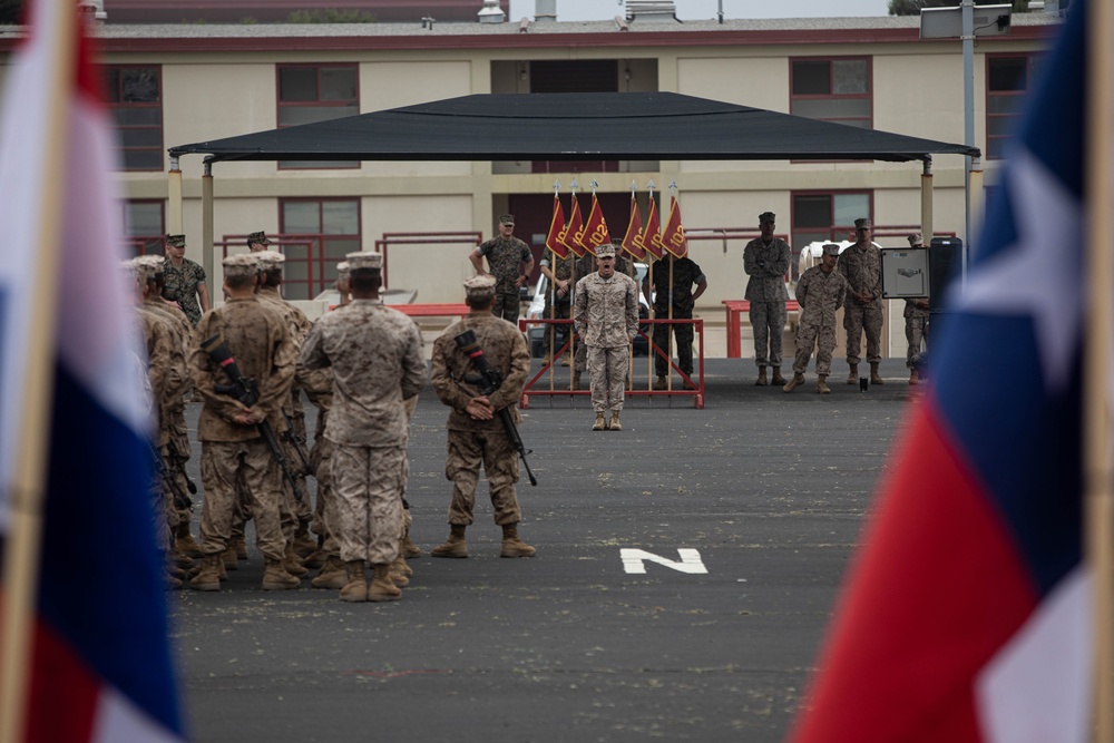 MCRD San Diego Bravo Company EGA Ceremony