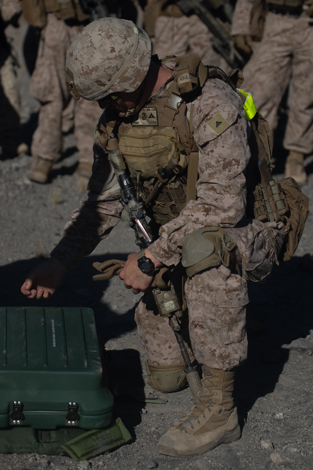 4th Combat Engineer Battalion demonstrates anti-personnel obstacle breaching system at Integrated Training Exercise 4-24