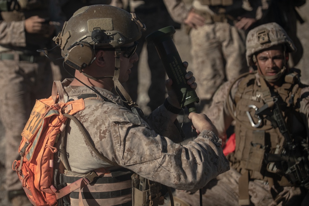 4th Combat Engineer Battalion demonstrates anti-personnel obstacle breaching system at Integrated Training Exercise 4-24