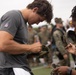 The LA Chargers visit Camp Pendleton