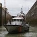 Coast Guardsmen transit final 47-foot Motor Lifeboats out of the Great Lakes