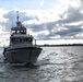 Coast Guardsmen transit final 47-foot Motor Lifeboats out of the Great Lakes