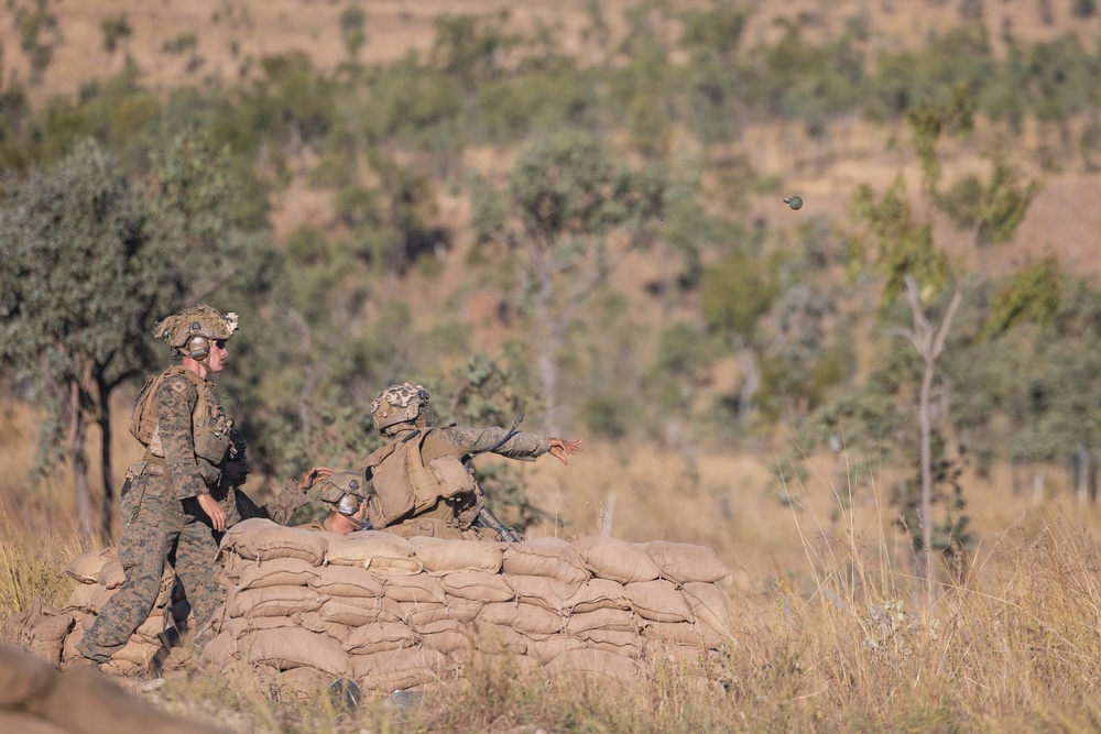 MRF-D 24.3: Marines prepare for live-fire defense during exercise Southern Jackaroo 24