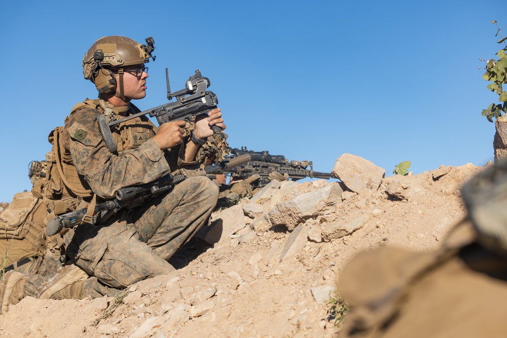 MRF-D 24.3: Marines prepare for live-fire defense during exercise Southern Jackaroo 24