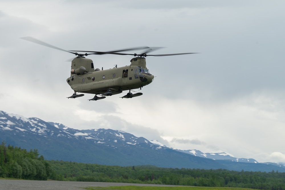 Paratroopers conduct Airborne operations during RED FLAG-Alaska 24-2