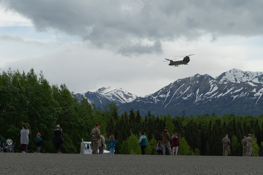 Paratroopers conduct Airborne operations during RED FLAG-Alaska 24-2