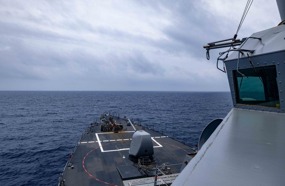 USS Higgins (DDG 76) conducts routine operations