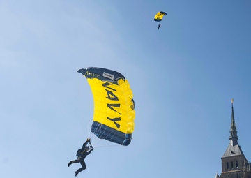 Leap Frogs Jump into Mont San-Michel