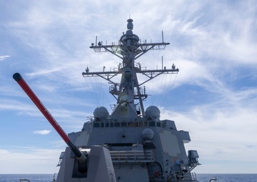 USS Rafael Peralta (DDG 115) conducts routine operations