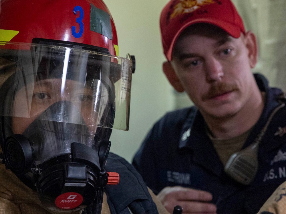 USS Ralph Johnson Conducts Training in the South China Sea