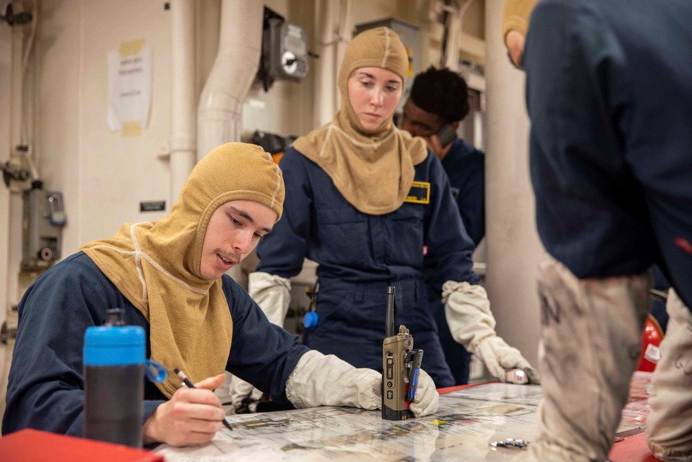 USS Ralph Johnson Conducts Training in the South China Sea