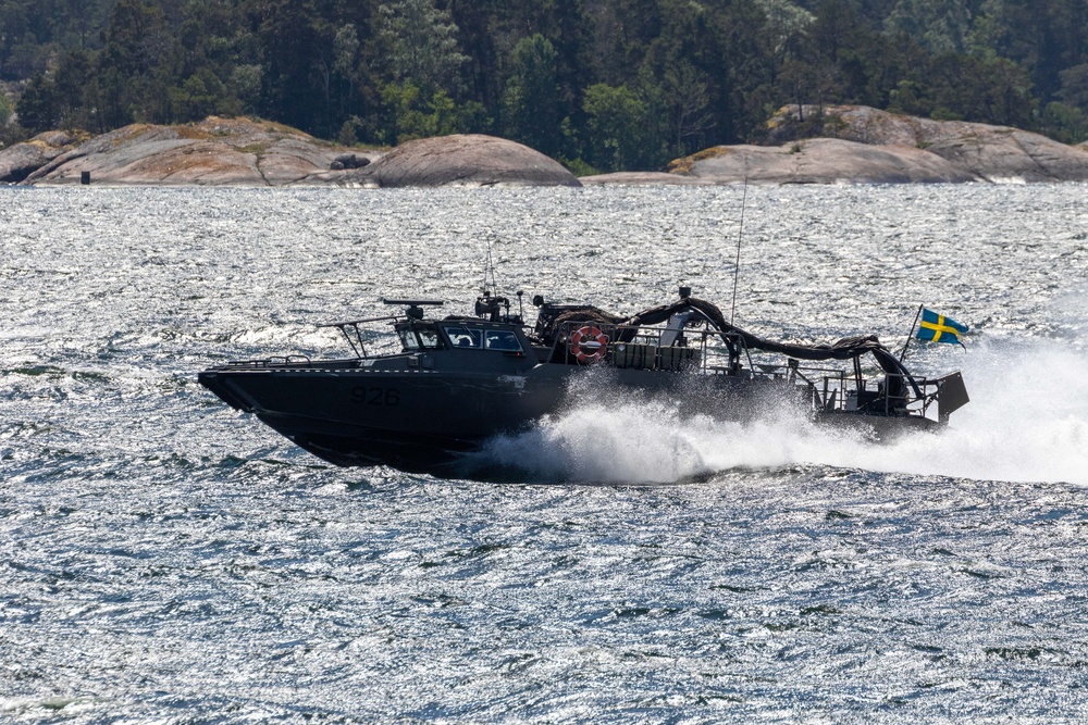 Swedish Navy CB-90 Participates in BALTOPS 24