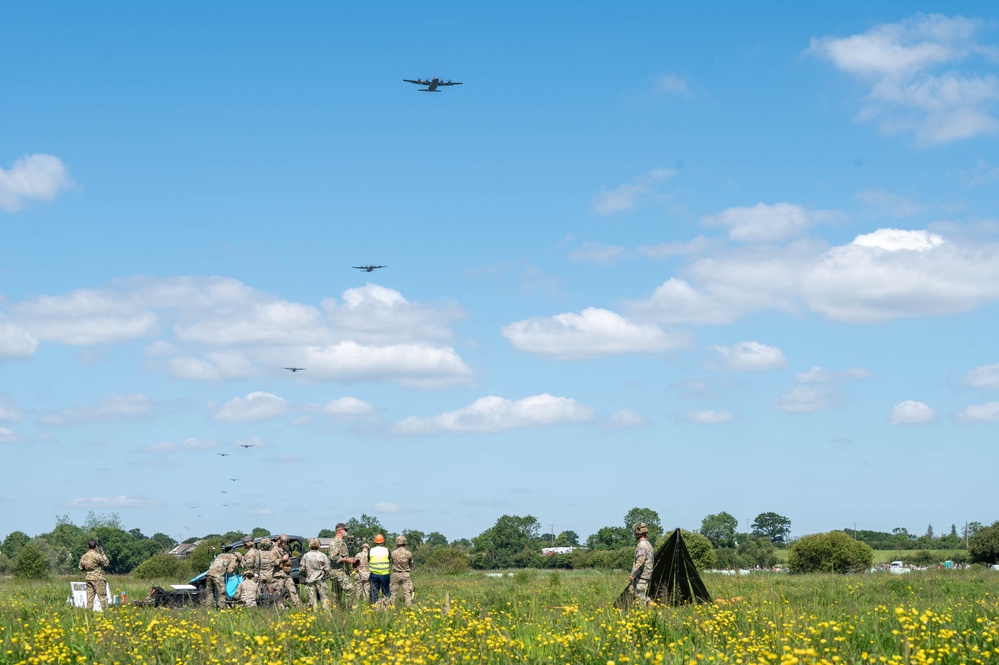 D-Day 80 Paratroopers coming in hot