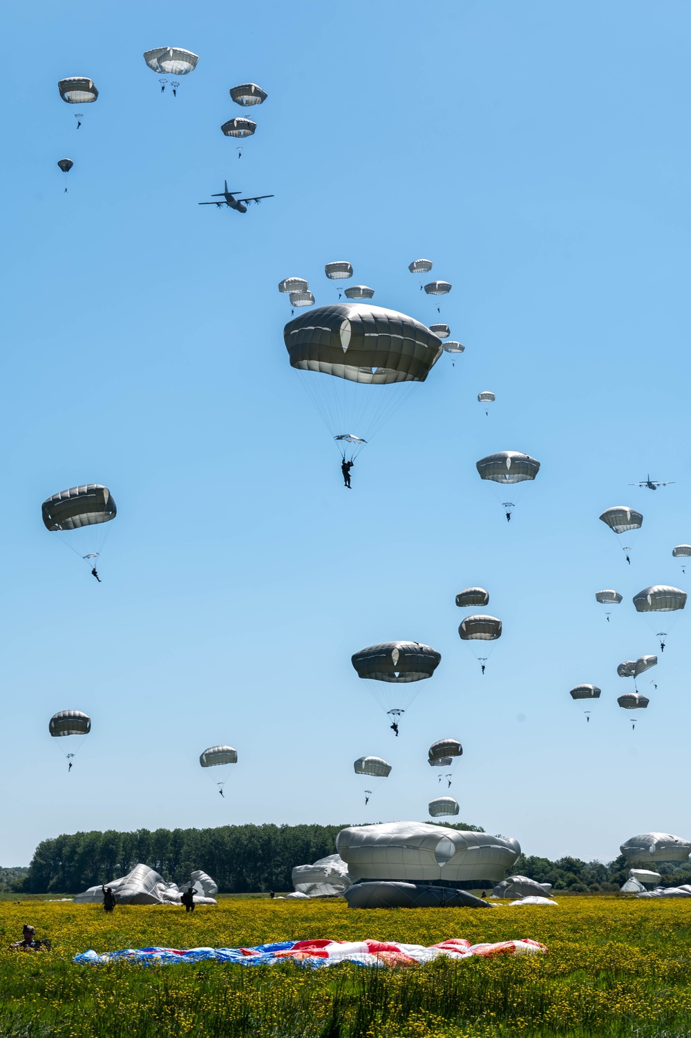 D-Day 80 Paratroopers coming in hot