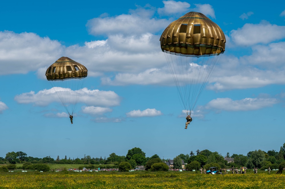 D-Day 80 Paratroopers coming in hot