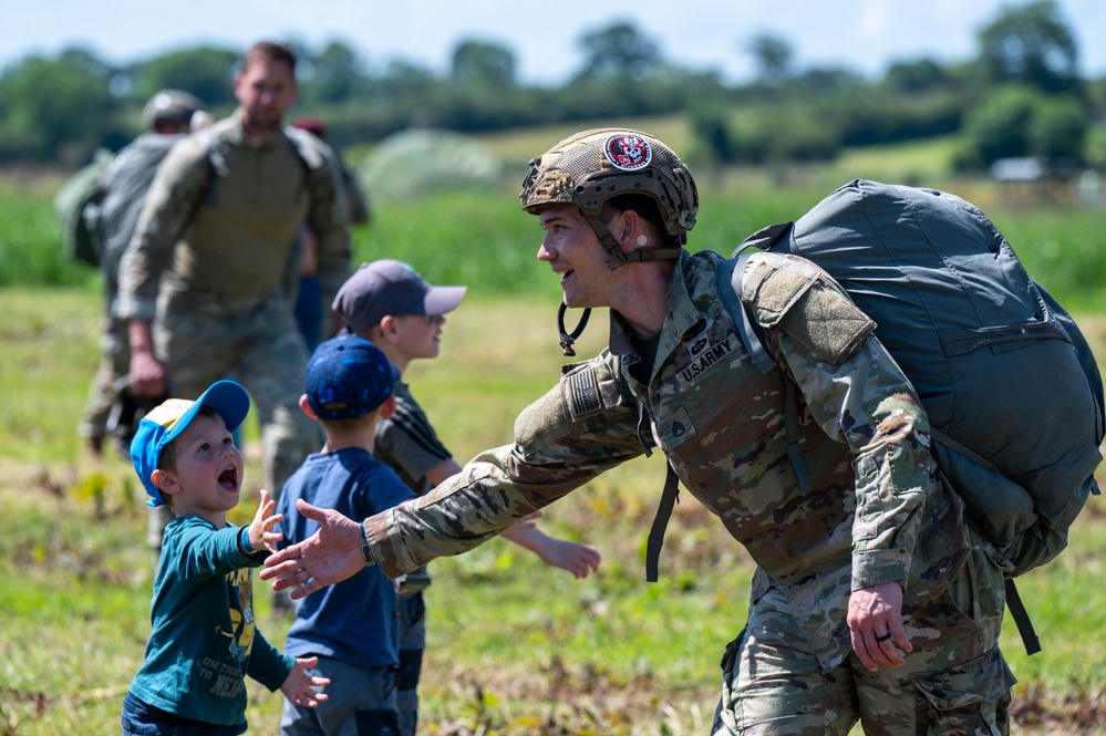 D-Day 80 Paratroopers coming in hot