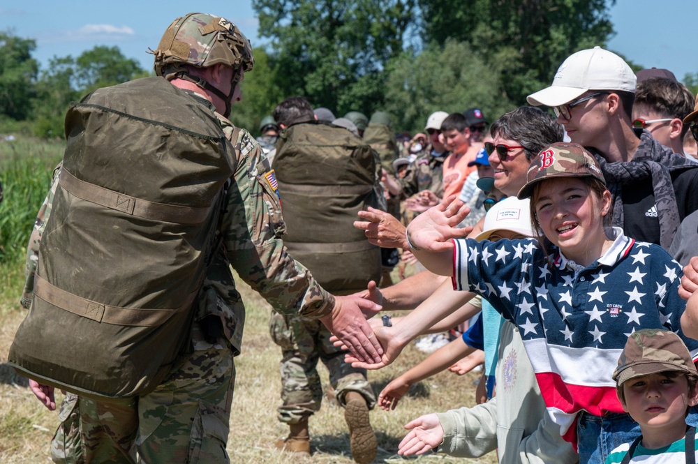 D-Day 80 Paratroopers coming in hot