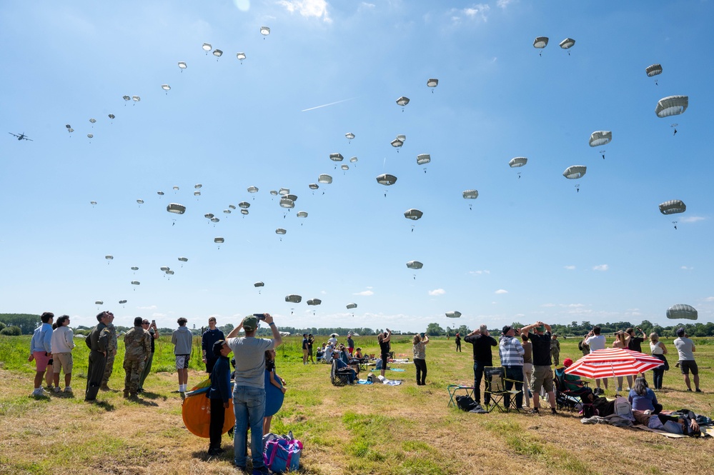 D-Day 80 Paratroopers coming in hot