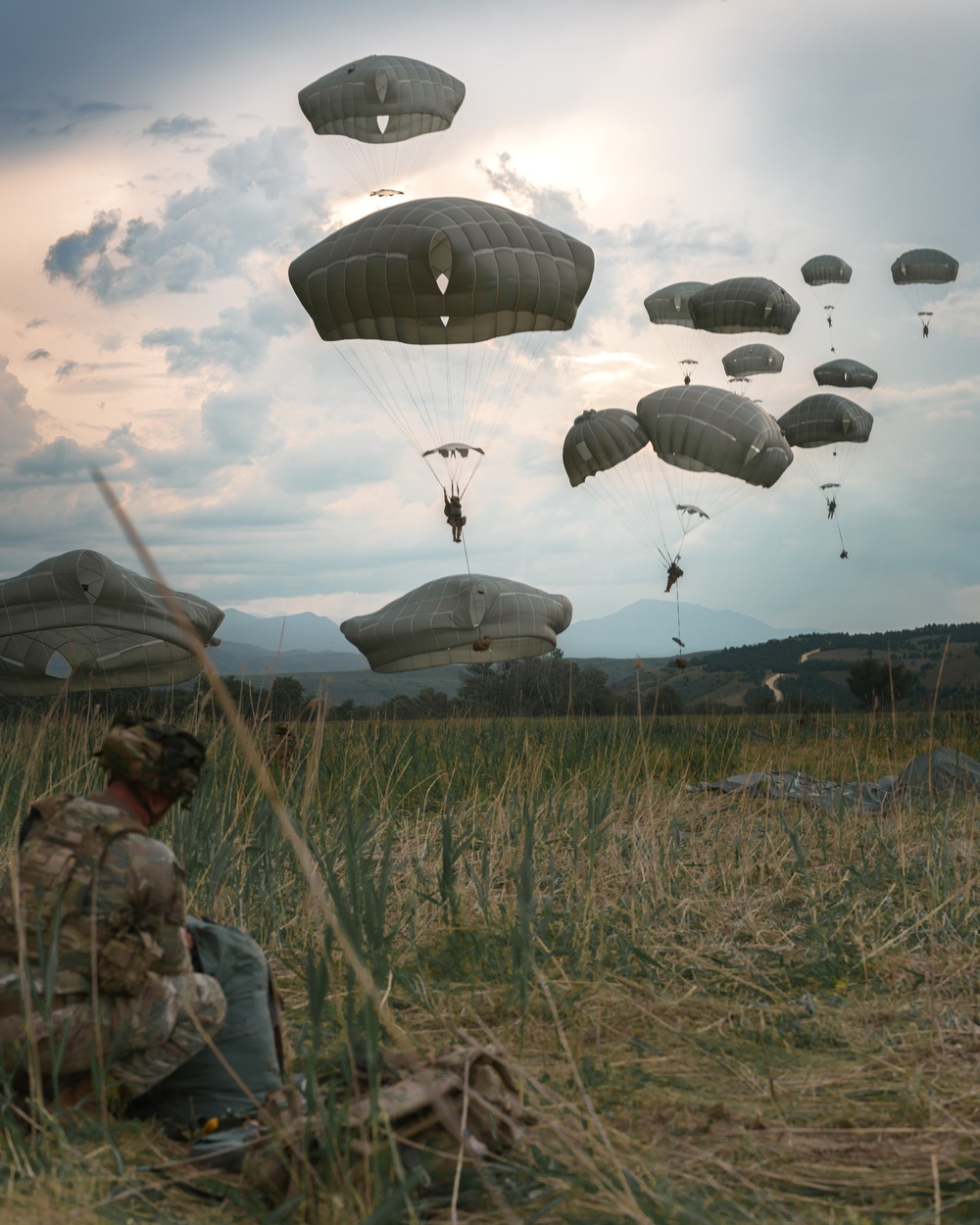 AIRBORNE OPERATION IN NEGOTINO, NORTH MACEDONIA