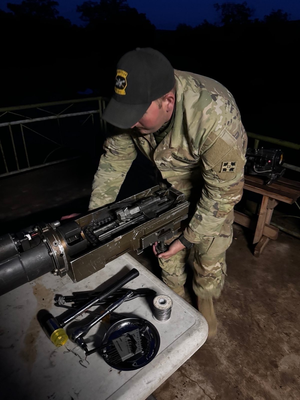 1-8 IN holds Bradley crew gunnery in Poland