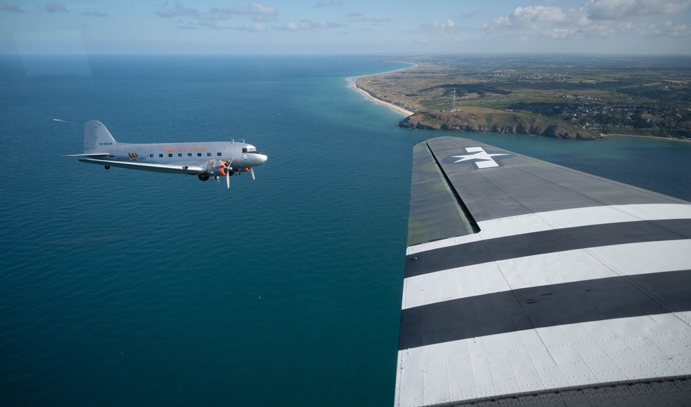 C-47’s reclaim skies over Normandy during 80th Anniversary of D-Day