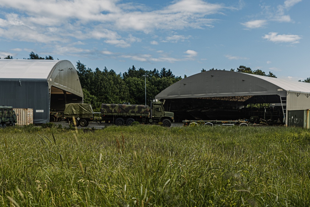 CLB-8 Marines Convoy to Gotland Island