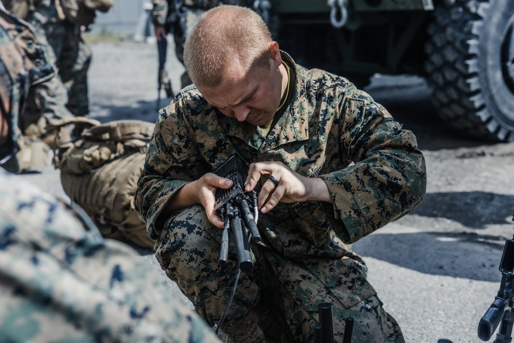 CLB-8 Marines Convoy to Gotland Island