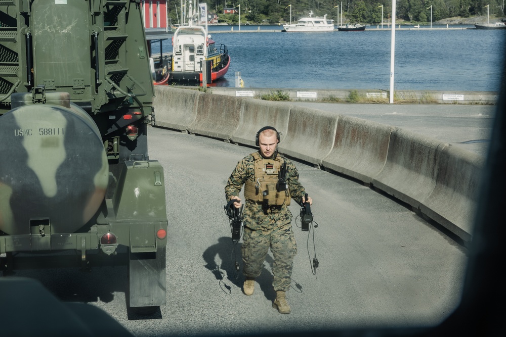 CLB-8 Marines Convoy to Gotland Island