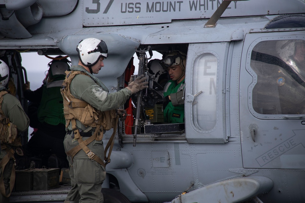 Helicopter Sea Combat Squadron 28 conducts pre-flight training