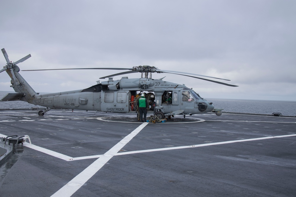 Helicopter Sea Combat Squadron 28 conducts pre-flight training