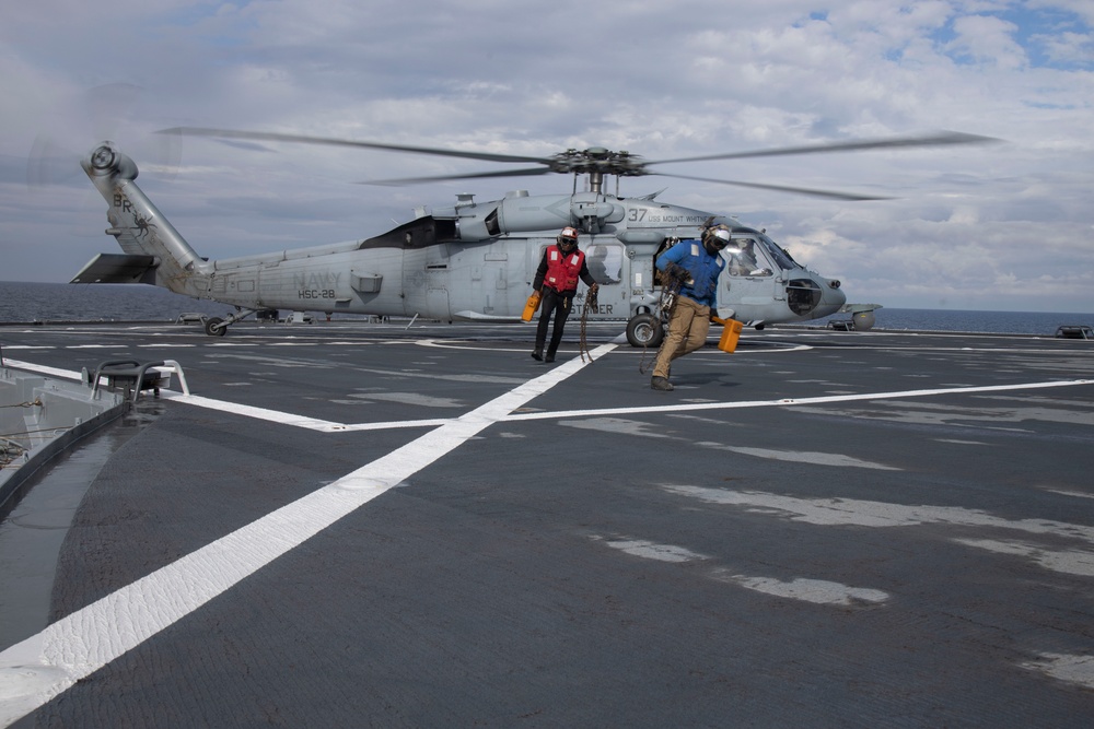 Helicopter Sea Combat Squadron 28 conducts pre-flight training