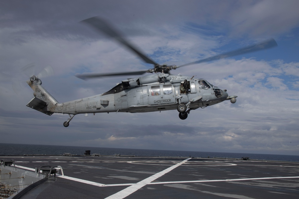 Helicopter Sea Combat Squadron 28 conducts pre-flight training