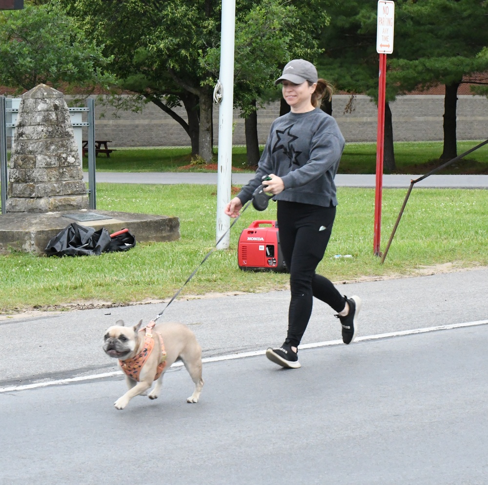 Fort Drum 5K run showcases four-legged community members