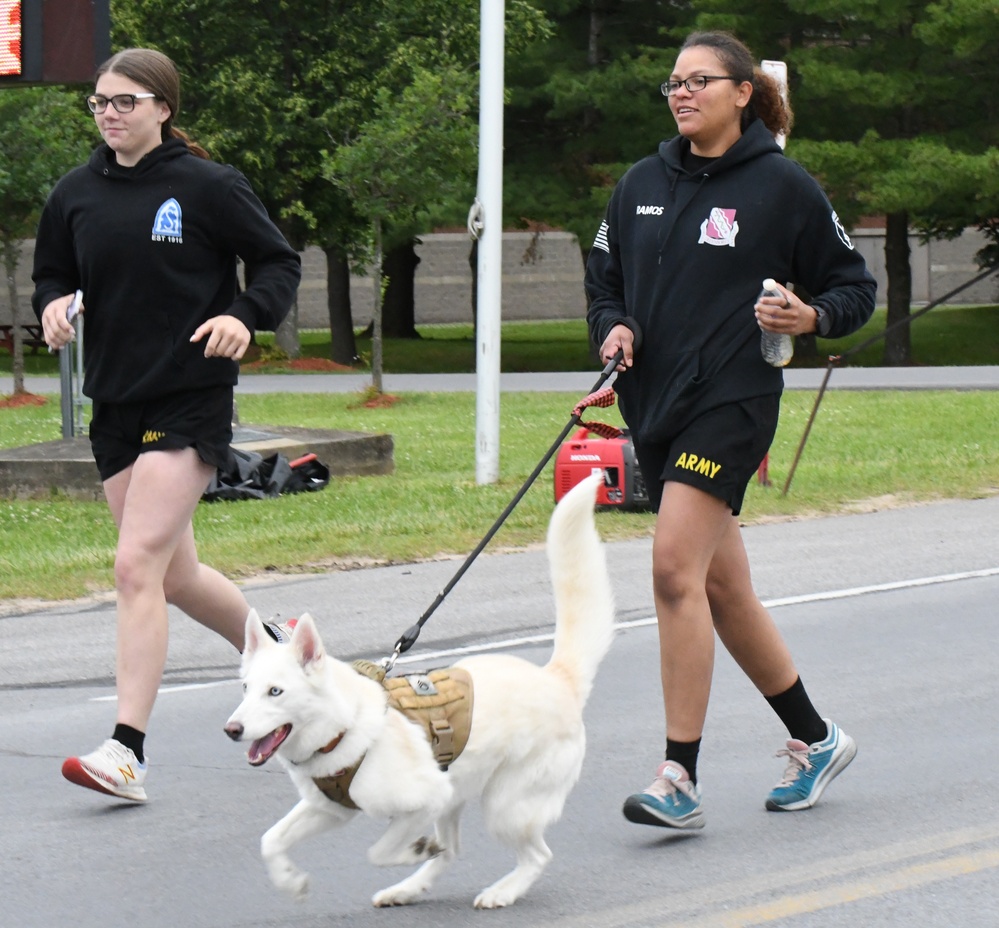 Fort Drum 5K run showcases four-legged community members