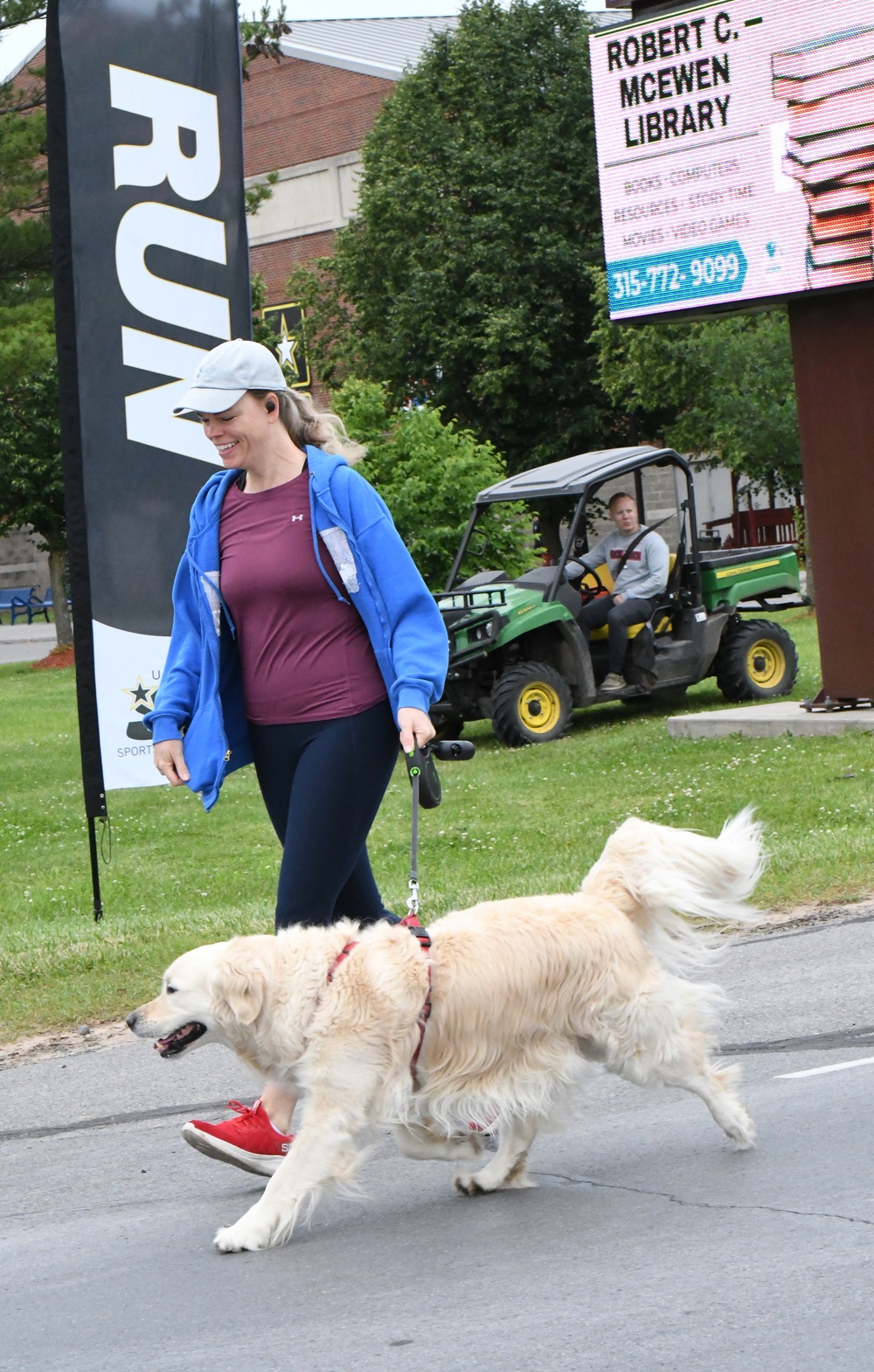 Fort Drum 5K run showcases four-legged community members