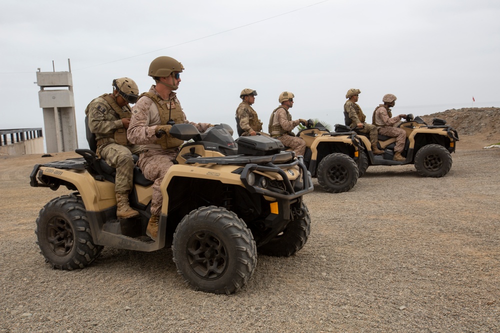 U.S. Marines and Peruvian Marines conduct Utility Task Vehicle training during Resolute Sentinel 24